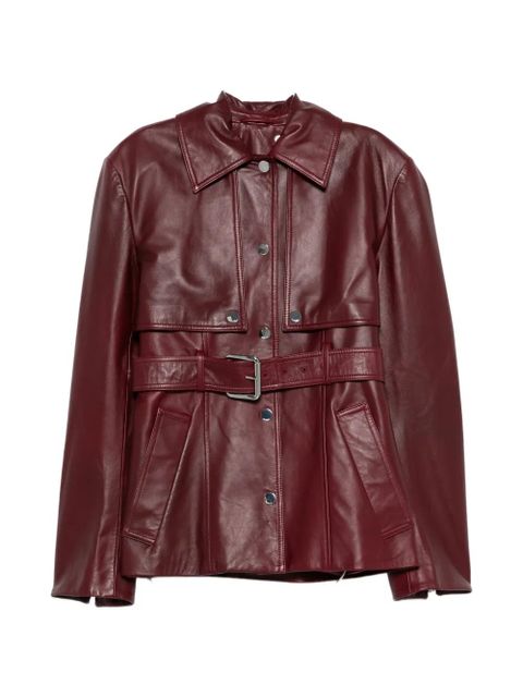 Sportmax leather jacket - Red - zdjęcie produktu nr 1
