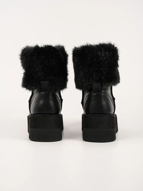 Karl Lagerfeld śniegowce SKYLAR kolor czarny KL48655