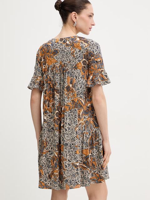 Weekend Max Mara sukienka bawełniana FUOCO - zdjęcie produktu nr 2