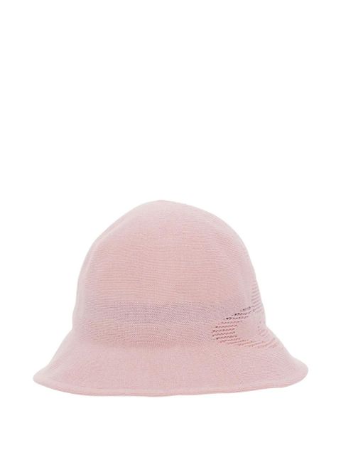 Vivienne Westwood Orb-motif pointelle-knit bucket hat - Pink - zdjęcie produktu nr 1