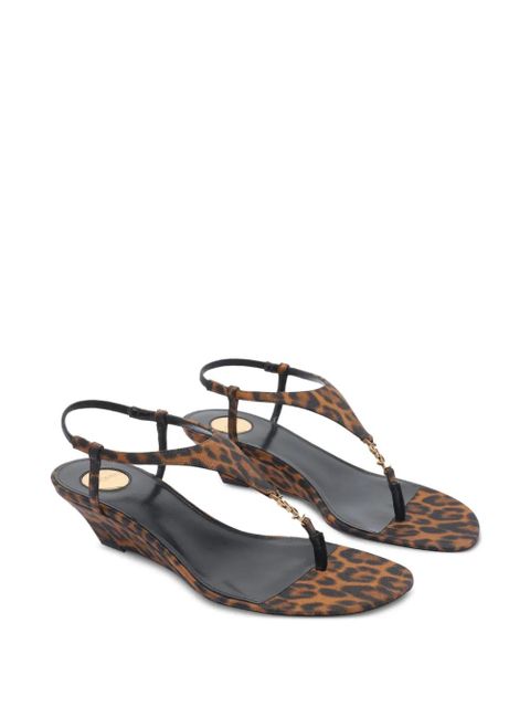 Saint Laurent 40mm Cassandra sandals - Brown - zdjęcie produktu nr 2