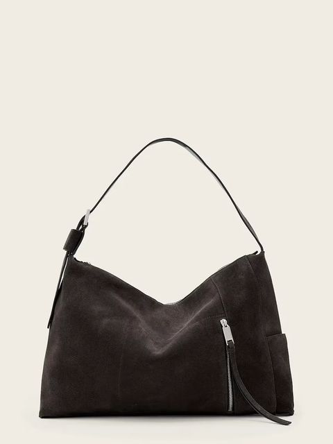 AllSaints torebka zamszowa ALBA