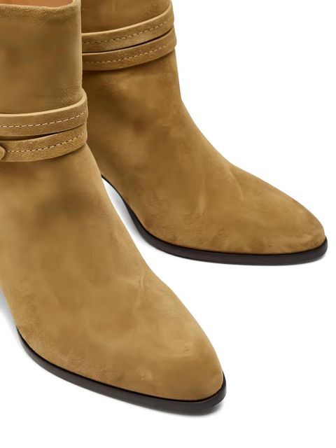 ISABEL MARANT Meyli strap ankle boots - Neutrals