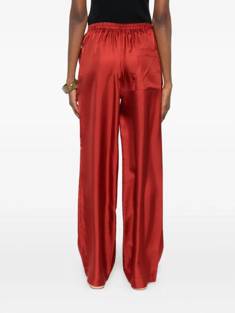 LouLou de Saison Alera elasticated-waistband trousers - Red