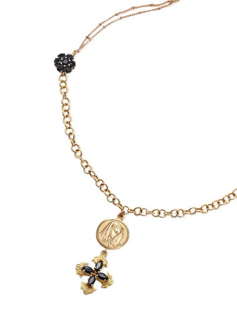 Dolce & Gabbana 18kt gold Sicily sapphire necklace - zdjęcie produktu nr 2