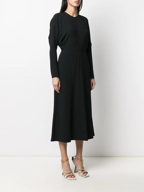 Victoria Beckham dolman-sleeve midi dress - Black