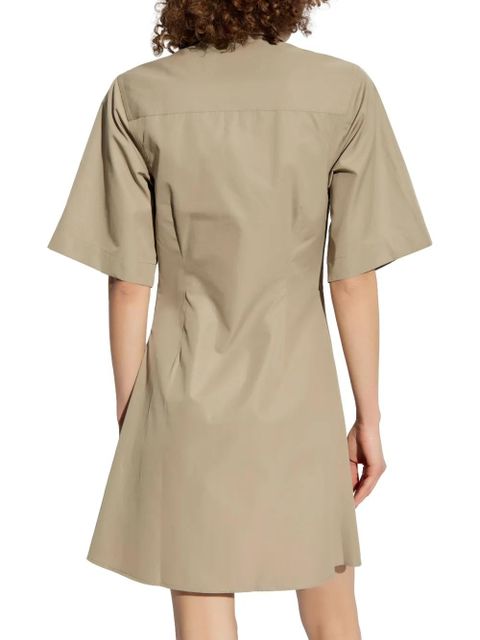 AMI Paris cotton shirt dress - Neutrals