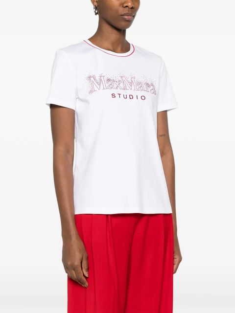 Max Mara logo T-shirt - White