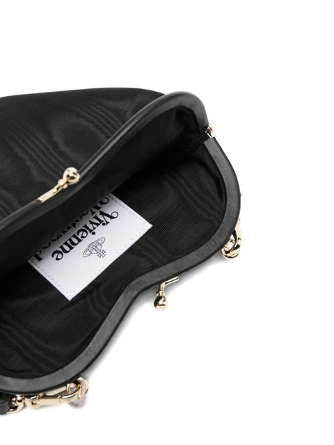 Vivienne Westwood heart orb satchel - Black