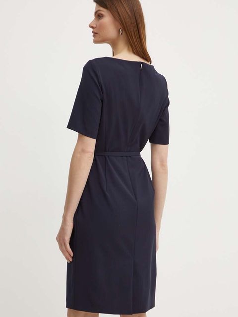 BOSS sukienka wełniana