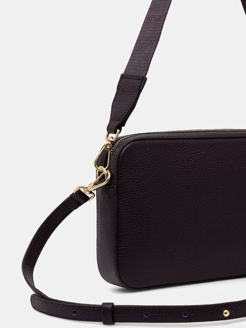 Coccinelle torebka skórzana TEBE kolor fioletowy E5.MN5.52.01.01