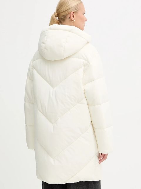 BOSS Orange kurtka kolor beżowy zimowa 50548027