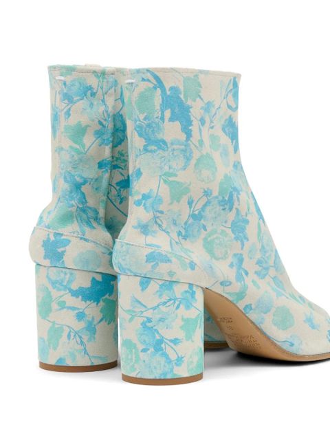 Maison Margiela floral-detail boots - Blue