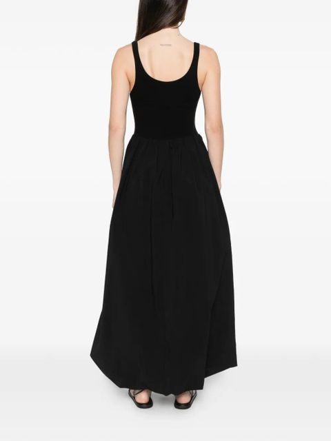 Eleh Sleeveless pleated dress - Black