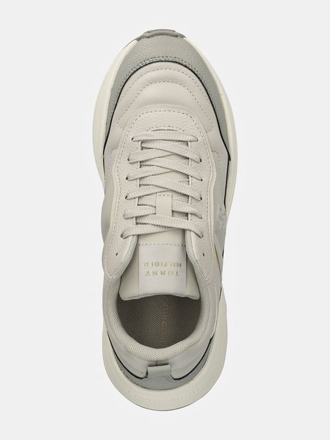 Tommy Hilfiger sneakersy CHUNKY DRESSY RUNNER kolor szary FW0FW08346