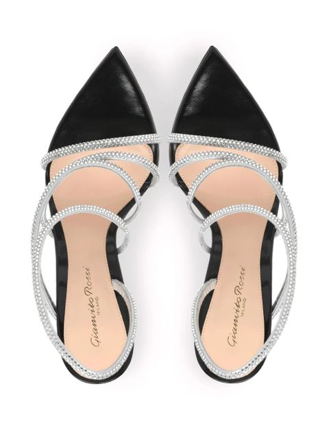 Gianvito Rossi 105mm Crystal Ettie sandals - Silver - zdjęcie produktu nr 2