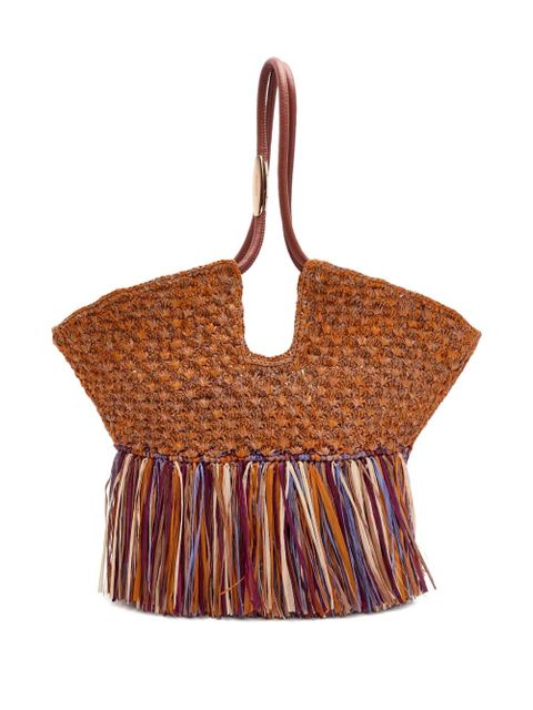 ZIMMERMANN medium Goldentime fringed tote bag - Brown - zdjęcie produktu nr 2