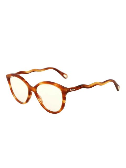 Chloé tortoiseshell oval-frame sunglasses - Brown