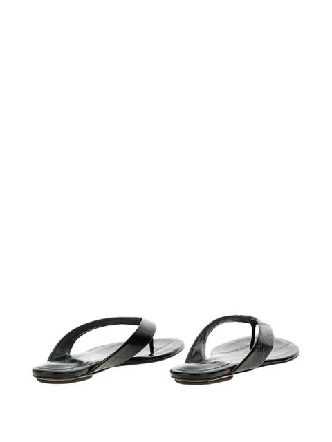 Le Monde Beryl thong-strap flat sandals - Black - zdjęcie produktu nr 2