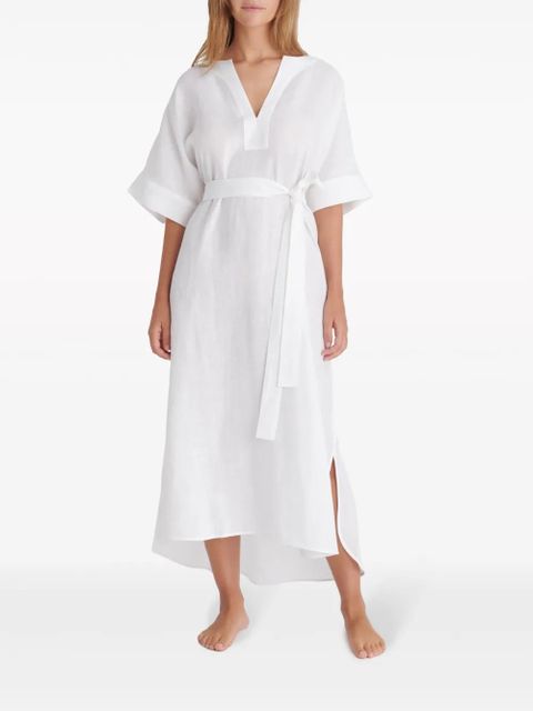 ERES Bibi linen kaftan dress - White - zdjęcie produktu nr 2