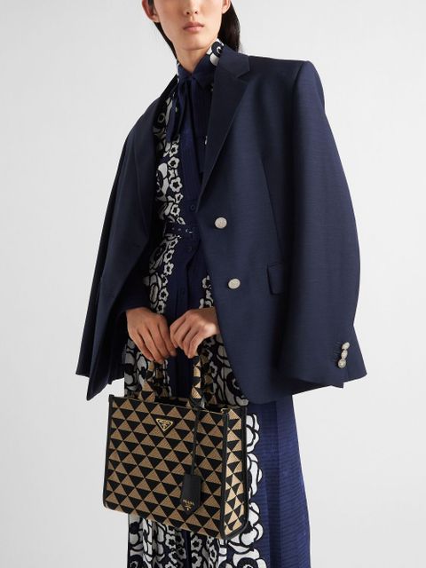 Prada single-breasted wool blazer - Blue