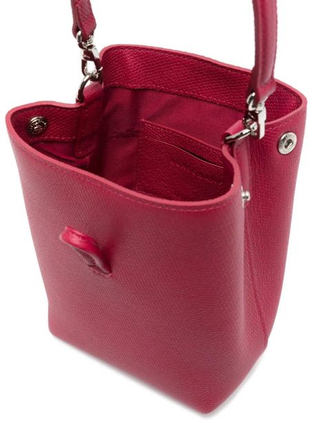 Longchamp xs Le Roseau bucket bag - Red
