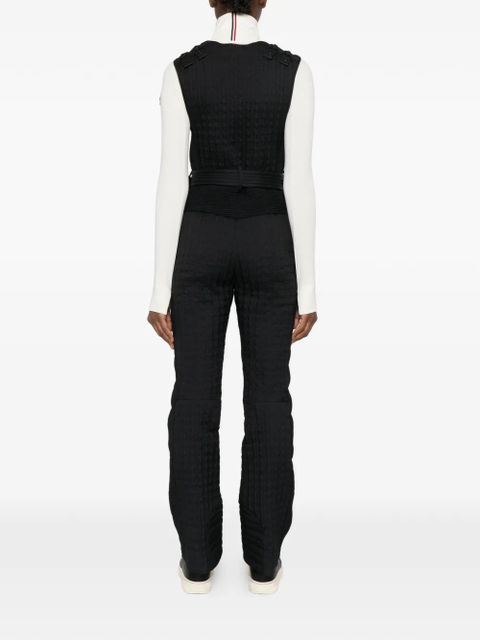 Moncler Grenoble quilted belted jumpsuit - Black