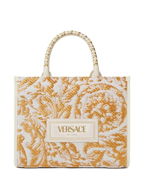 Versace small Barocco Athena tote bag - White - zdjęcie produktu nr 1
