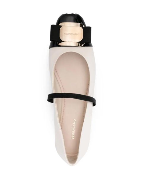 Ferragamo New Vara ballerina shoes - Neutrals - zdjęcie produktu nr 2