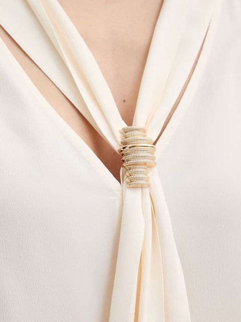 Simona Corsellini bluzka z dodatkiem jedwabiu