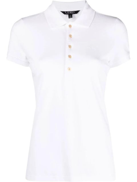 Lauren Ralph Lauren Pique polo shirt - White - zdjęcie produktu nr 1