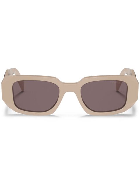 Prada Eyewear rectangle-frame glasses - Neutrals - zdjęcie produktu nr 1