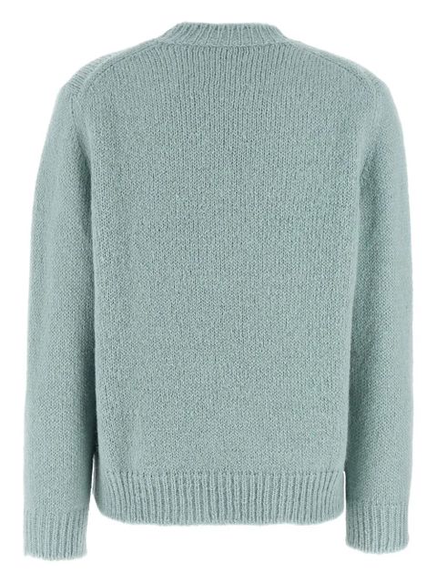 Jil Sander crew-neck long-sleeve sweater - Blue