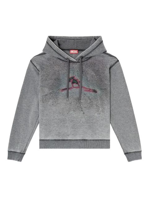 Diesel graphic hooded sweater - Grey - zdjęcie produktu nr 1