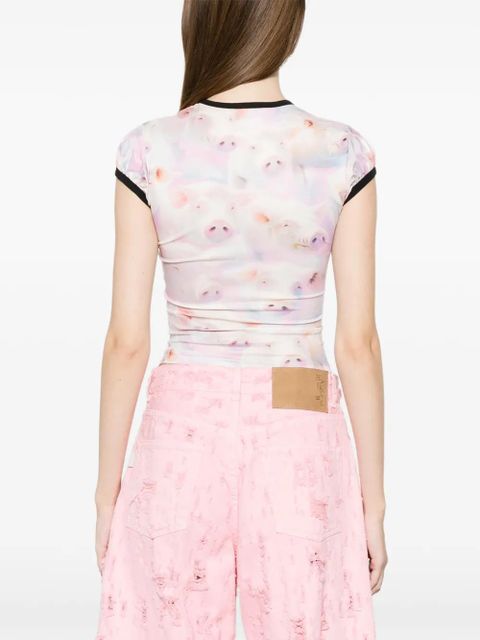 Diesel T-unkp printed T-shirt - White