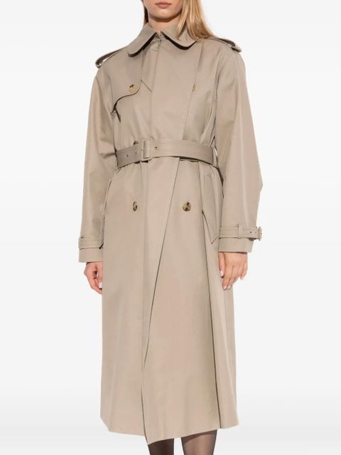 Alexander McQueen double-breasted trench coat - Neutrals