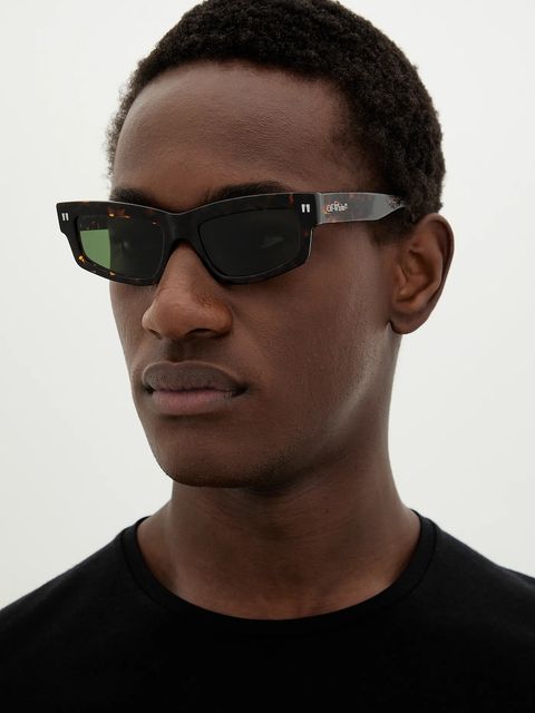 Off-White okulary przeciwsłoneczne kolor brązowy OERI135_546055 - zdjęcie produktu nr 2