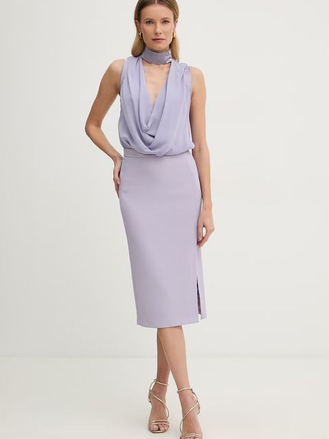 Elisabetta Franchi spódnica z rozcięciem - zdjęcie produktu nr 1