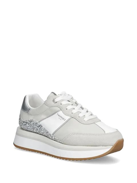 TWINSET glitter panel sneakers - Neutrals - zdjęcie produktu nr 2