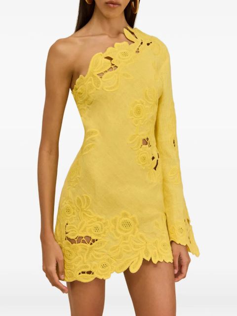 Cult Gaia Marlena one-shoulder~MINI dress - Yellow