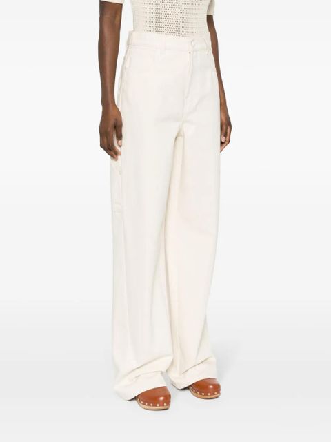 Max Mara high-rise wide-leg jeans - Neutrals