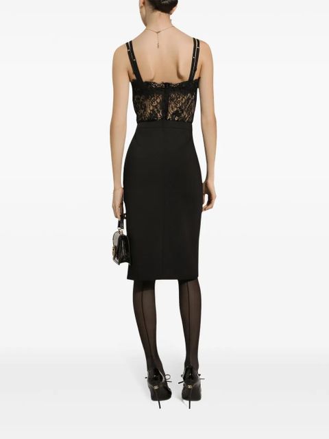 Dolce & Gabbana lace square-neck camisole - Black