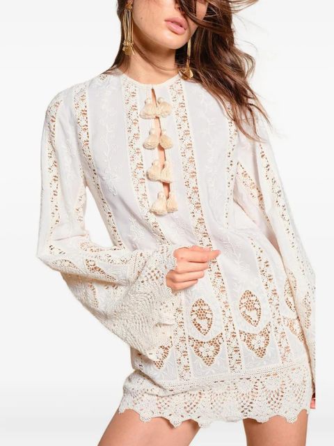 Johanna Ortiz Vision Seeking mini dress - White - zdjęcie produktu nr 2