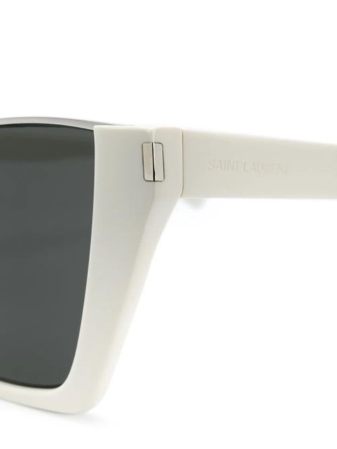 Saint Laurent Eyewear Kate cat-eye frame sunglasses - White