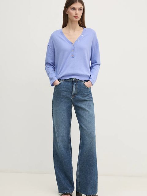 Mos Mosh sweter z domieszką kaszmiru - zdjęcie produktu nr 2