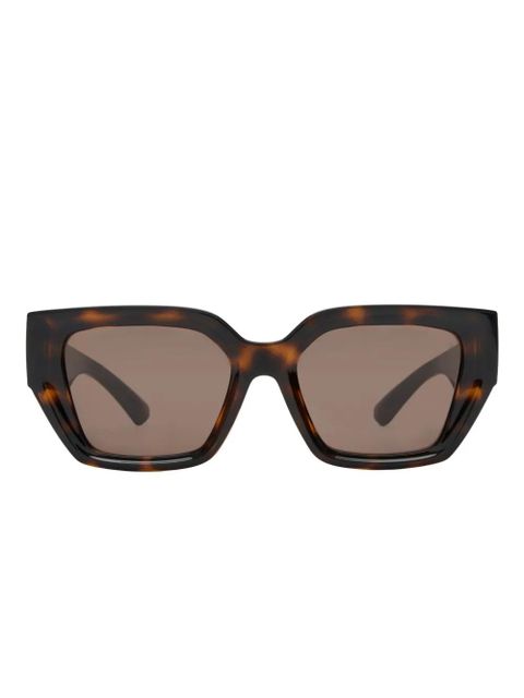Burberry logo-detail sunglasses - Brown