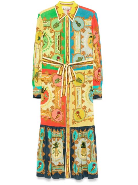 ALEMAIS La Musica midi dress - Green - zdjęcie produktu nr 1