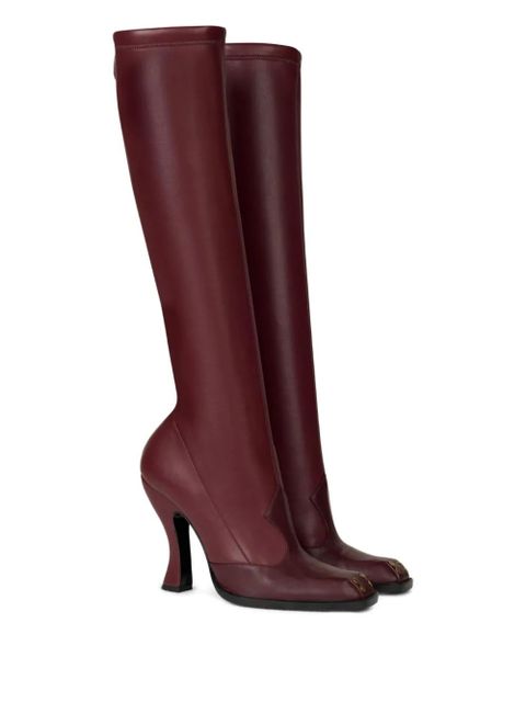 ETRO 105mm high-heeled studded boots - Red - zdjęcie produktu nr 2