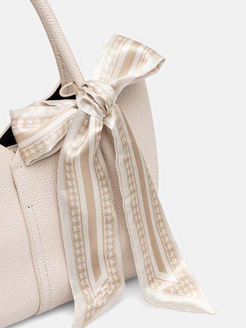 Answear.LAB torebka skórzana kolor beżowy