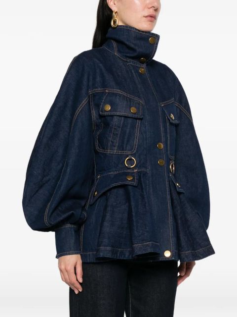 ZIMMERMANN utility pockets jacket - Blue